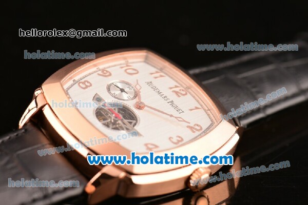 Audemars Piguet Tradition Asia ST22 Automatic Rose Gold Case with Arabic Numeral Markers and Silver Dial - Click Image to Close